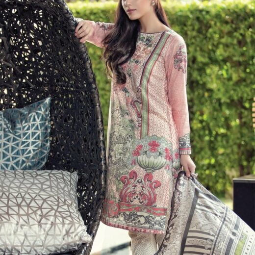 Embroidered 3 piece lawn suits