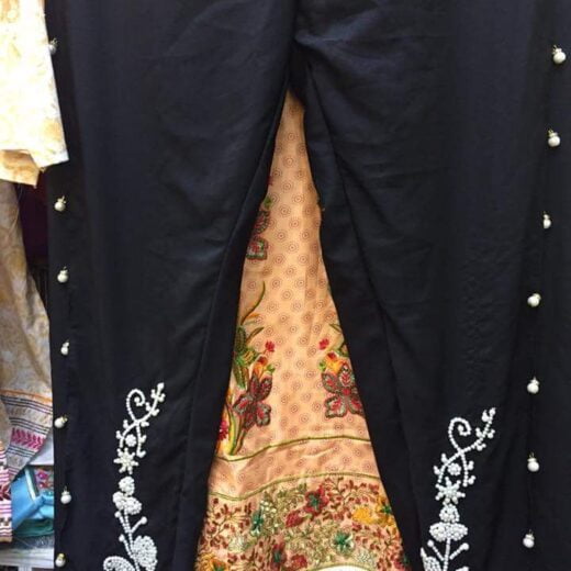 Tulip Pants With Embroidery