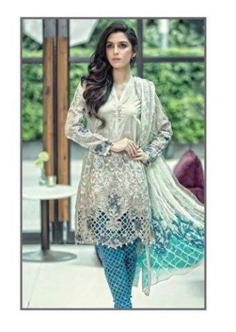 Maria.B Embroidered Luxury Lawn Suit