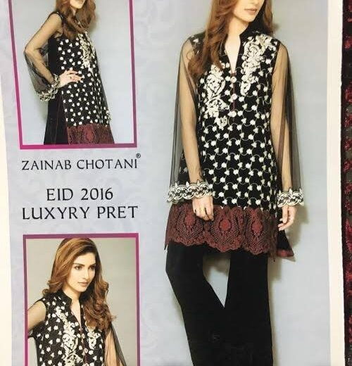Best dress Zainab Chottani Eid-ul-Adha Pret Collection 2016