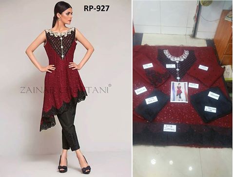 zainab-chottani-latest-red-dress