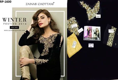 Zainab Chottani Velvet Winter Collection