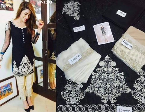 Zainab chotani Chiffon Embroidery Suit