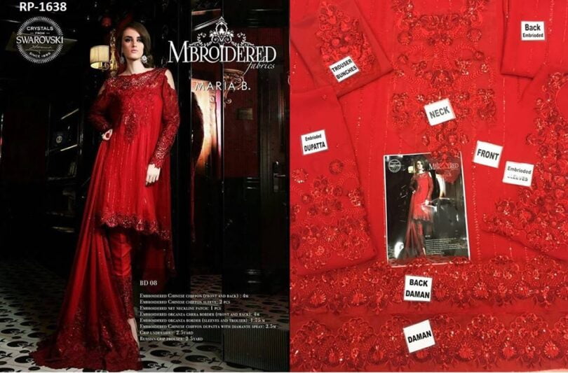 Maria B Mbroidered Chiffon Collection