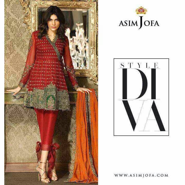 Latest Asim Jofa Fancy & Embroidered Dresses 2017