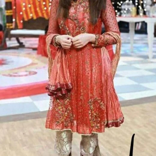 Shaista Lodhi Red Suit Collection 2018
