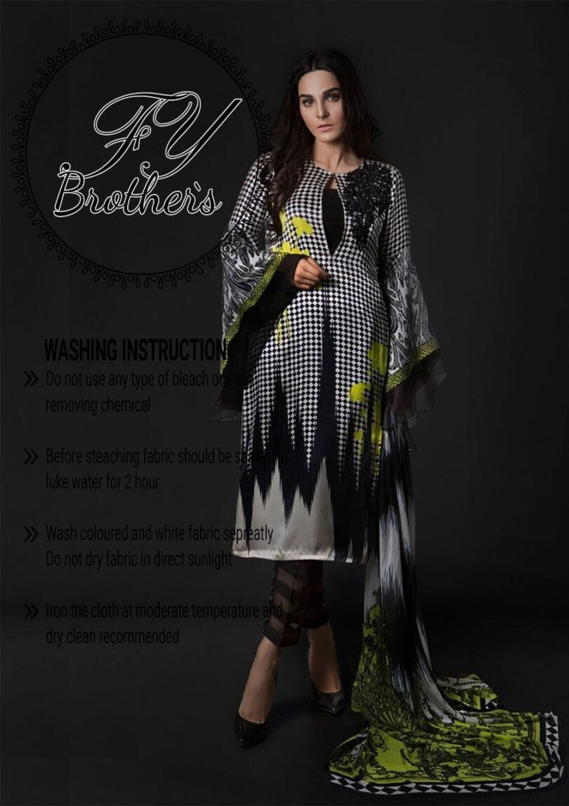 Maria B Silk Dress Collection 2018