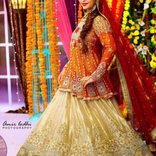 Teena Durrani Chiffon Bridal 2018