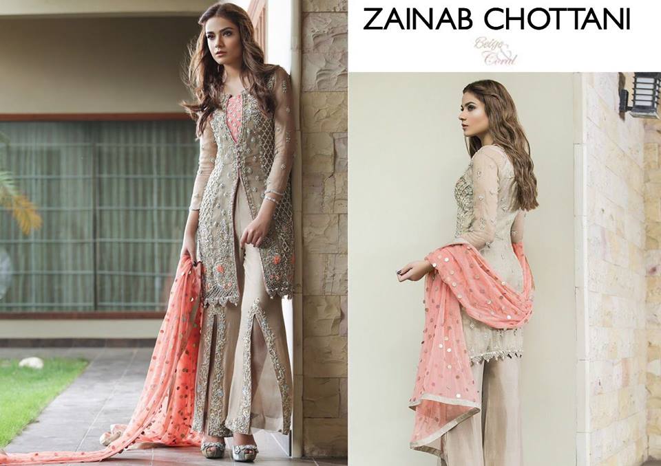 zainab chottani party wear 2018  pakistani dresses