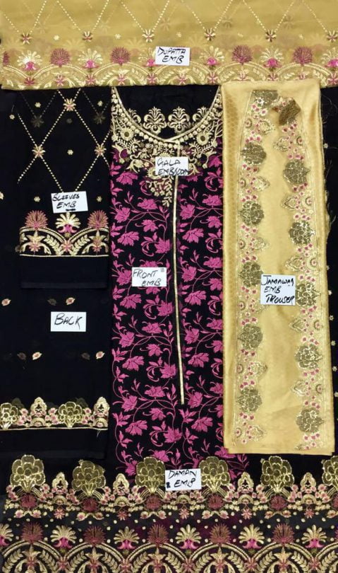 Itfan Hasan Heavy Embroidered Suit
