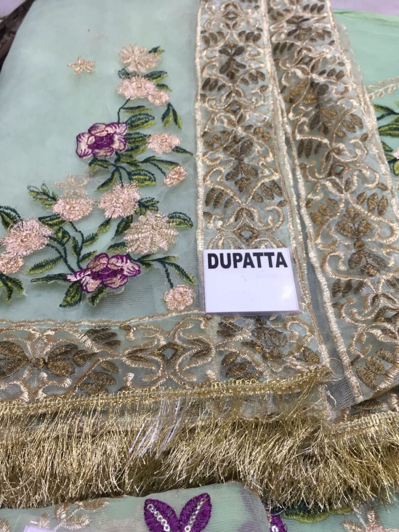 Sadia Mirza Chiffon Suit 2018