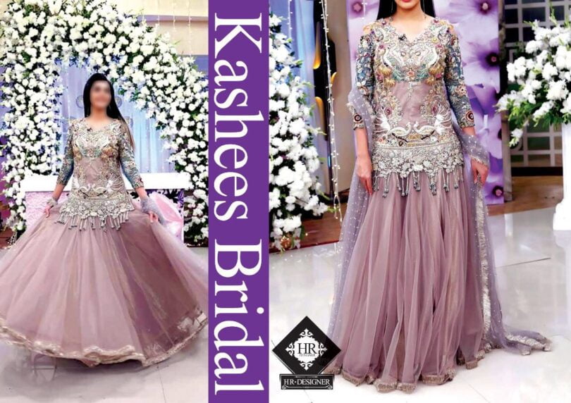 Kashees bridal Full suit on net 2018