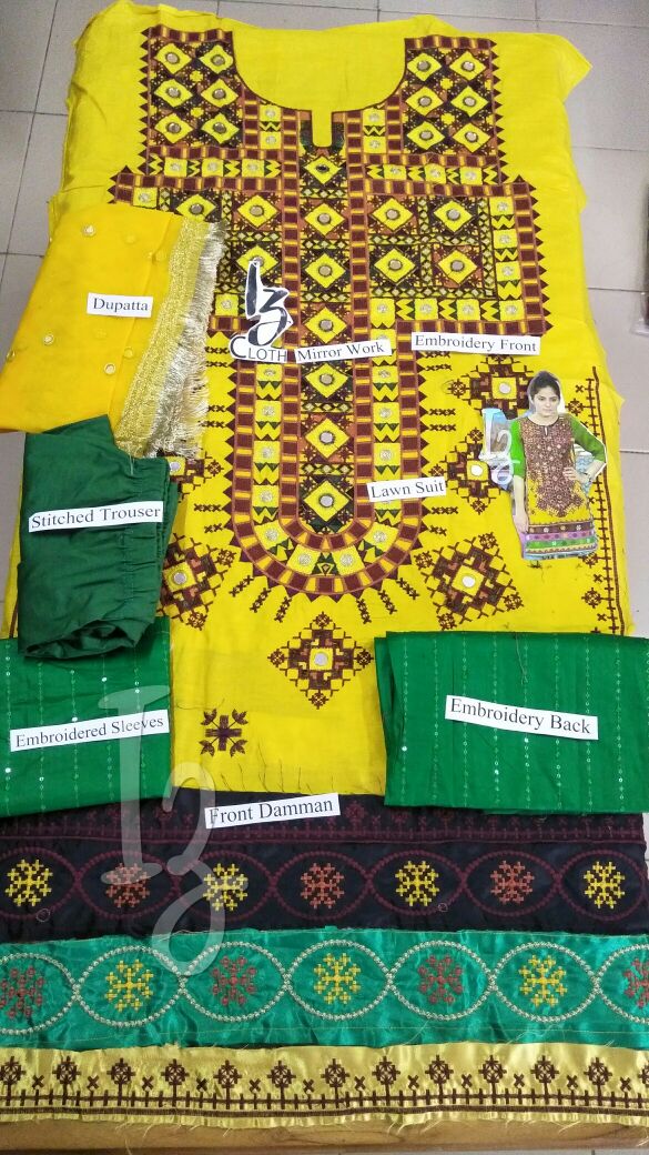 Sindhi Embroidered Chiffon Collection 2018 | Pakistani Dresses Marketplace