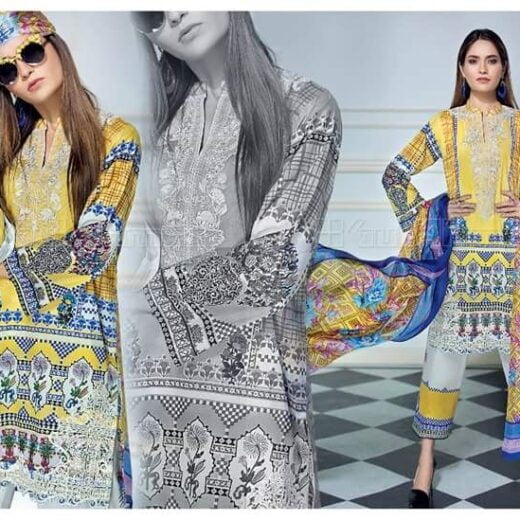 Gul Ahmed Lawn Suit 2018
