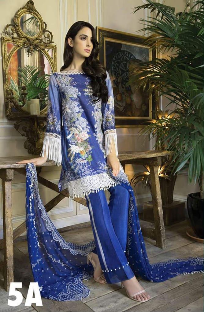 Sobia Nazir Embroidered Lawn Unstitched 3 Piece Suit SN20V 