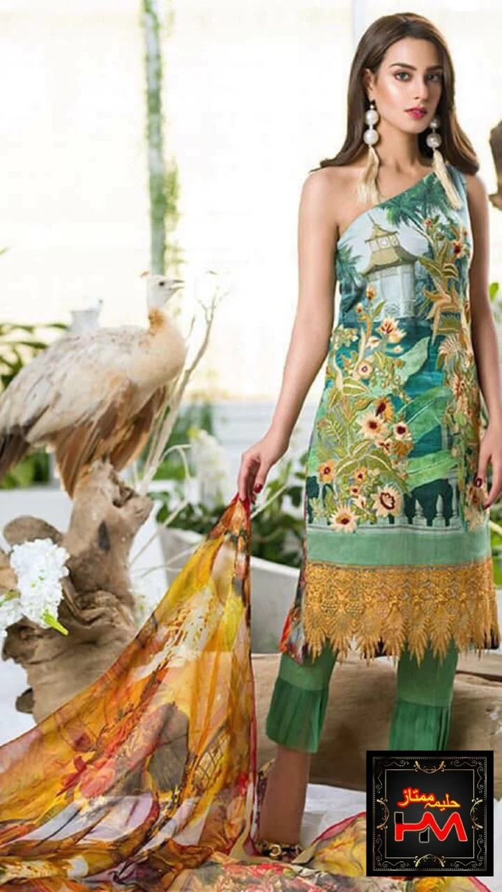 2018 Summer Pakistani Dresses Designs