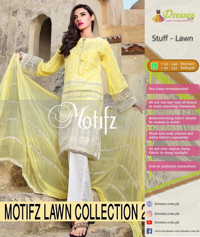 MOTIFZ Latest Lawn Collection 2018