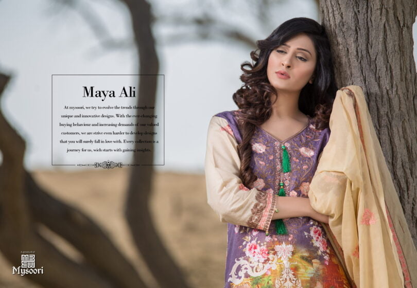 Maya Ali Original Lawn Collection 2018