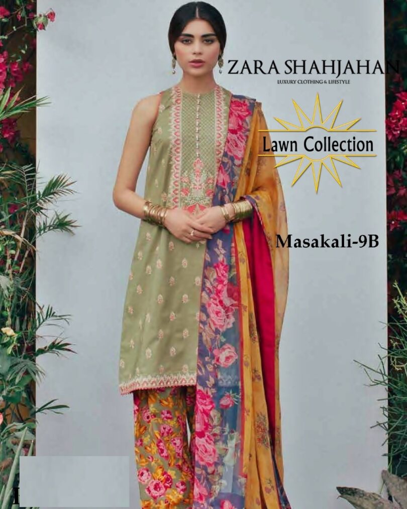 Zara Shahjahan Lawn Eid Collection 2018