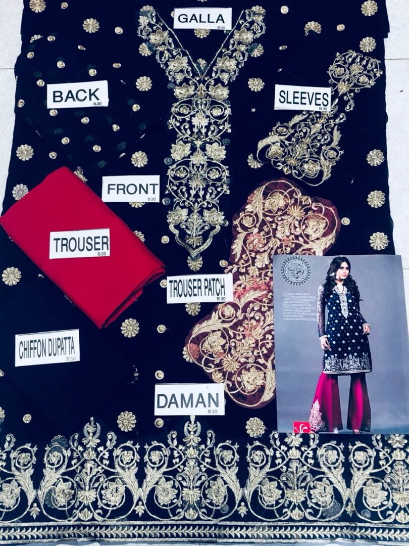 Zainab Chottani Chiffon Suit 2018