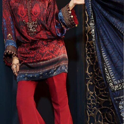 Maria B Silk Suit Collection 2018