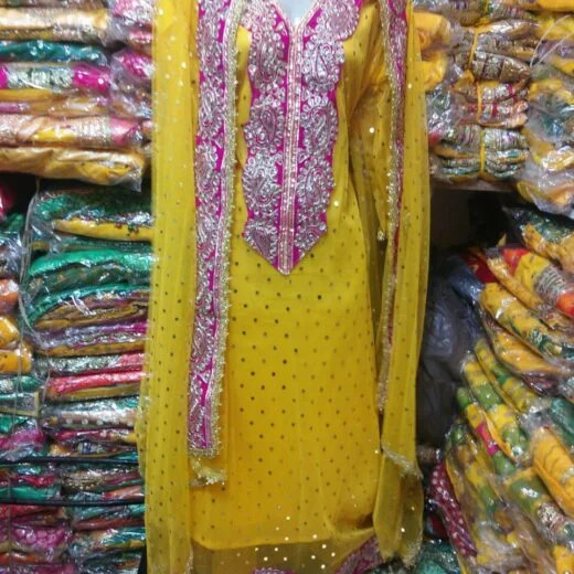 Pakistani Mehndi Dresses 2018