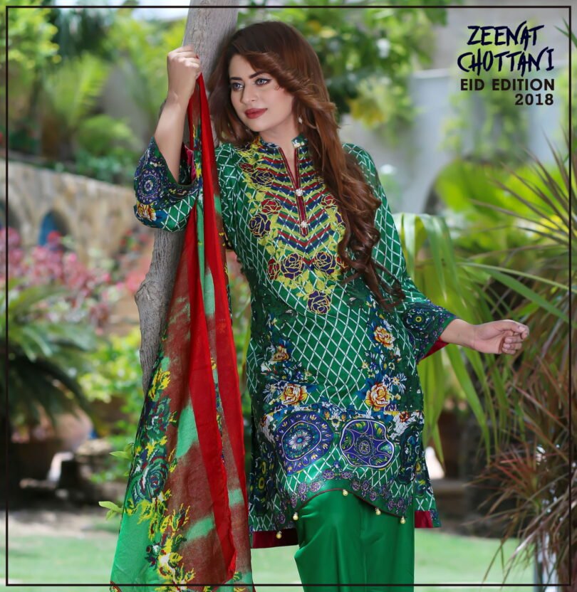 Zeenat Chottani Lawn Suit Collection 2018