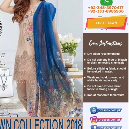 Noor Lawn Suit Collection 2018