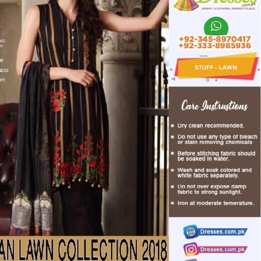 Mahiymaan Lawn Suit Collection 2018