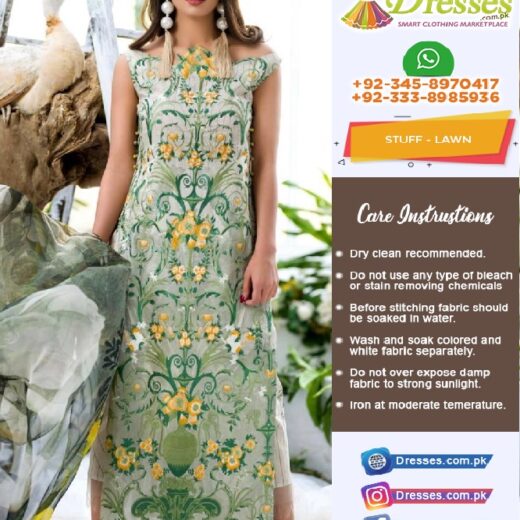 Asifa Nabeel Lawn Suit 2018