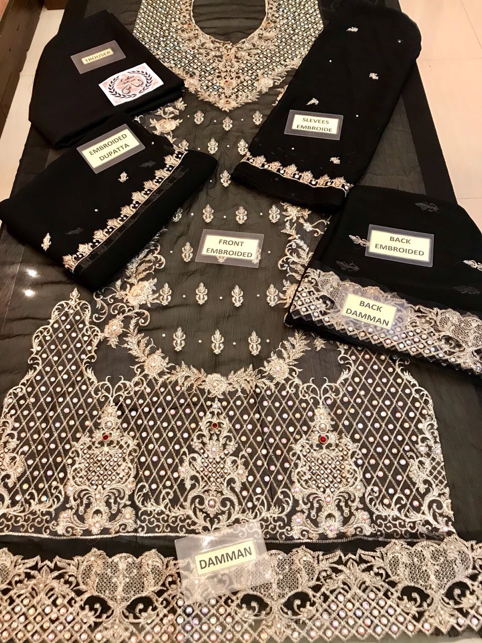 Maryam and Maria Chiffon Collection 2018 | Pakistani Dresses Marketplace