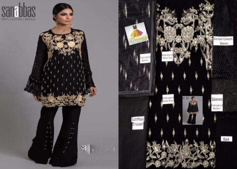 Sana Abbas Velvet Collection 2018