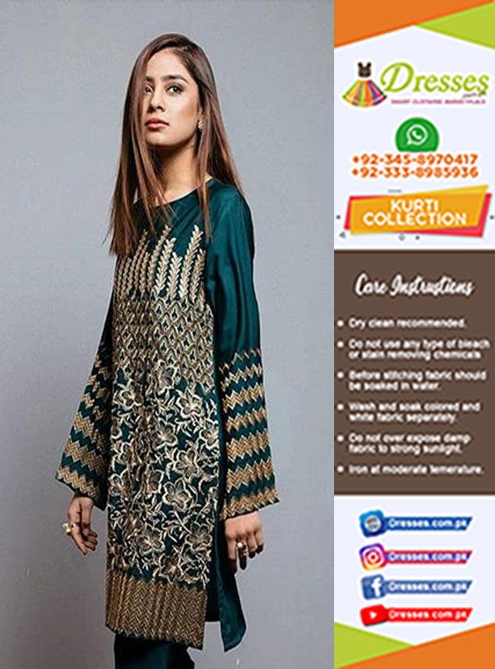 Buy Stitched Kurtis Kaya Linen Collection Online in Pakistan - Kayazar