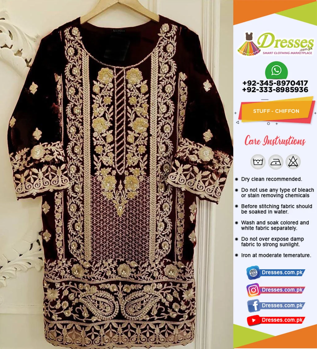 Agha noor 2024 party wear 2018