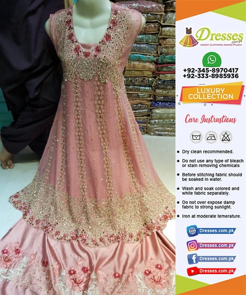 Pakistani Short Peplum Dress 2018