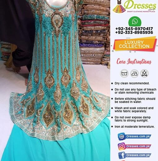 Pakistani Wedding Dress Kundan Work