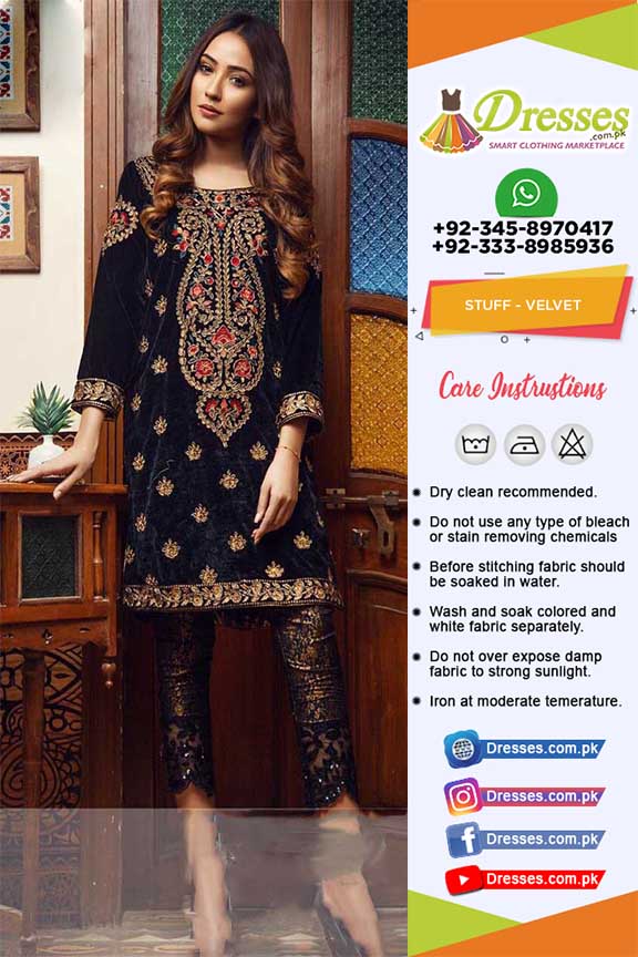 Velvet designer dresses outlet 2018