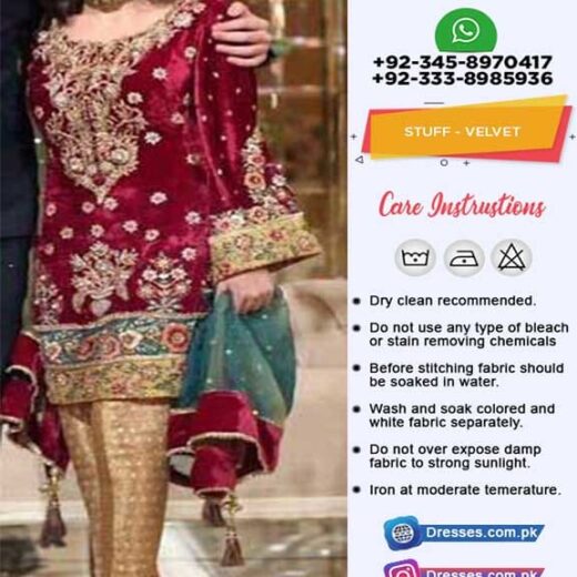 Pakistani Velvet Collection 2019