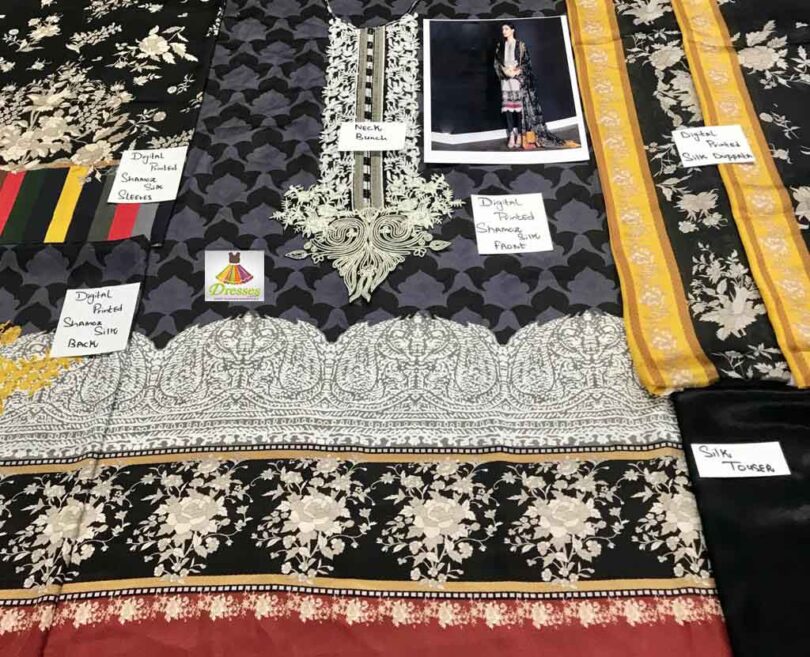 Sana Safinaz Silk Collection 2019