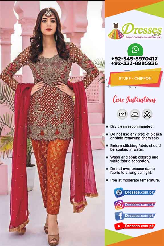 Aisha Imran Latest Chiffon Suit 2019
