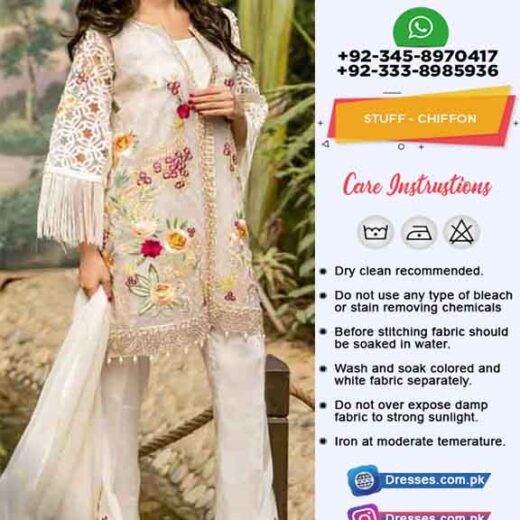 Pakistani Chiffon Dresses 2019