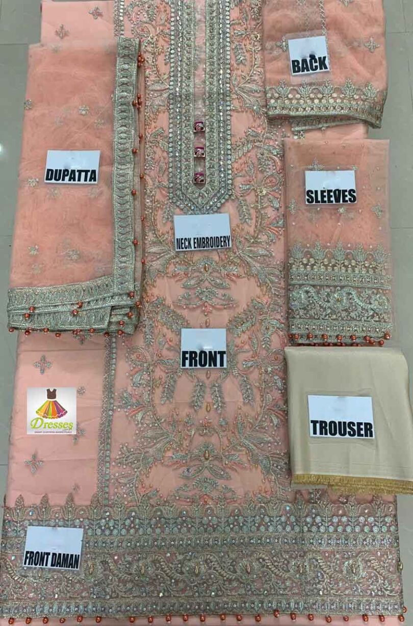 Pakistani Bridal Net Collection