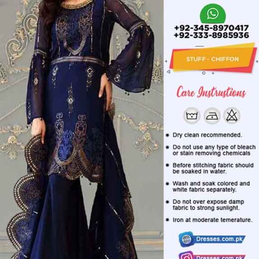 Pakistani Chiffon Dress 2019