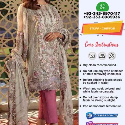 Pakistani Chiffon Dress Online 2019