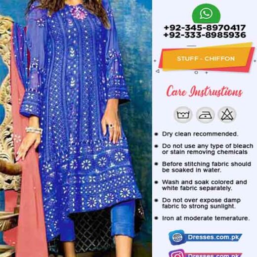 Pakistani Chiffon Dresses Online 2019