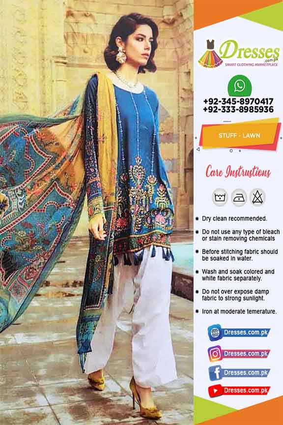 maria b lawn dress 2019