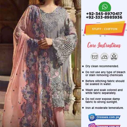 Pakistani Eid Chiffon Dresses