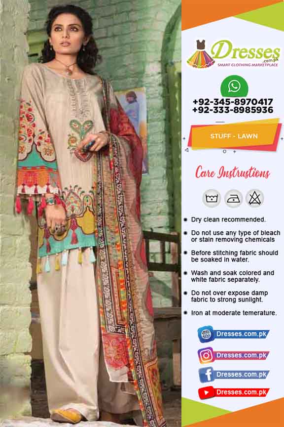 maria b lawn dress 2019