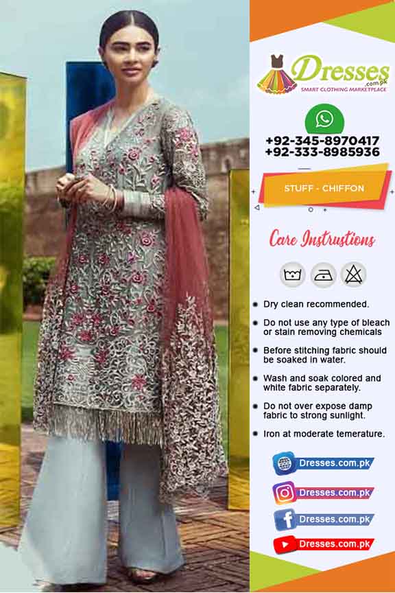 pakistani chiffon dresses online