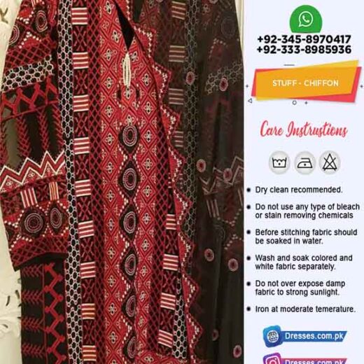 Agha Noor Eid Chiffon Dresses 2019